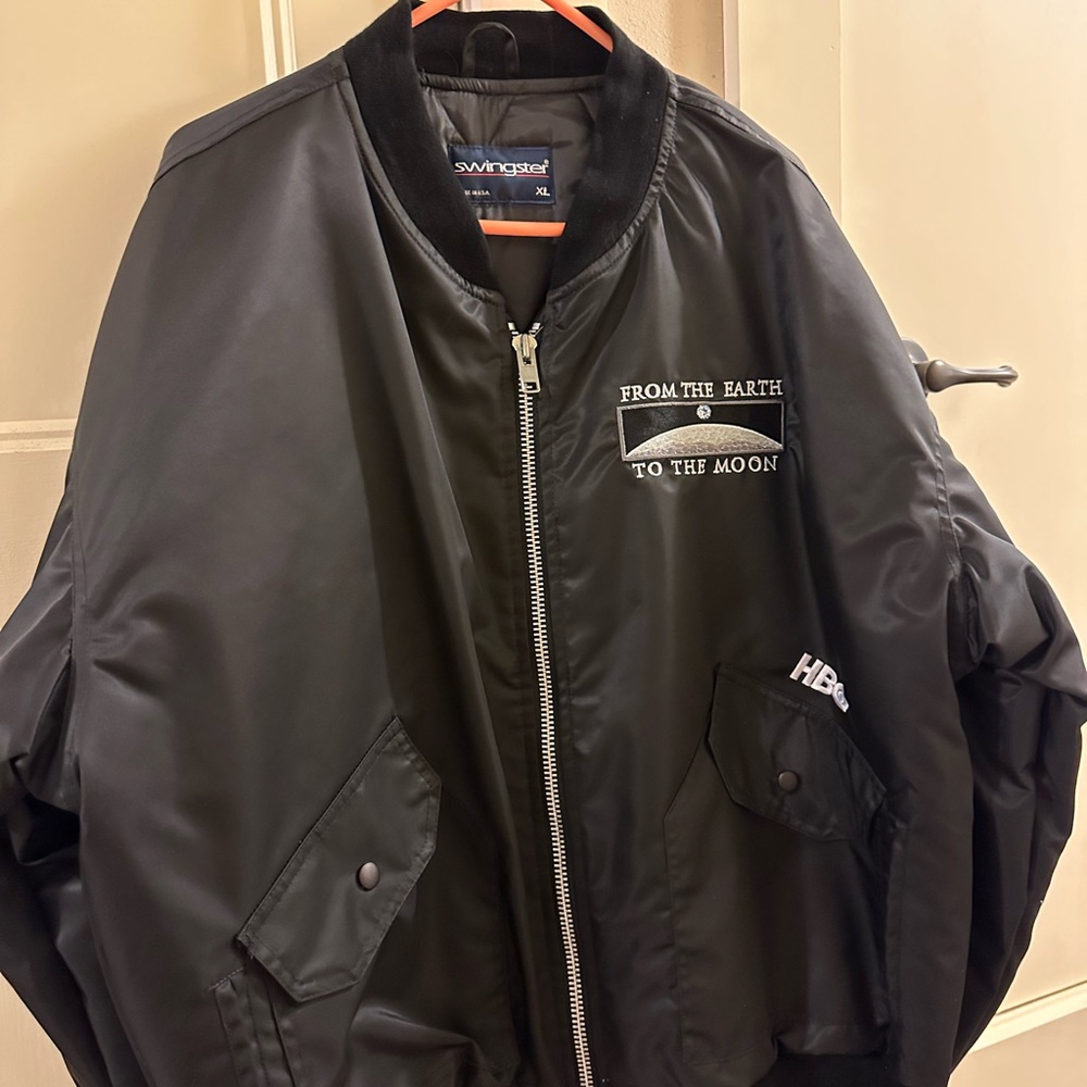 From The Earth To The Moon HBO Swingster Jacket NEVER Worn! Rare!! Size XL